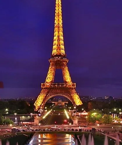 Tour Eiffel Terrasse Vue Seine Appartamento Parigi