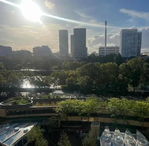 Tour Eiffel Terrasse Vue Seine Parigi